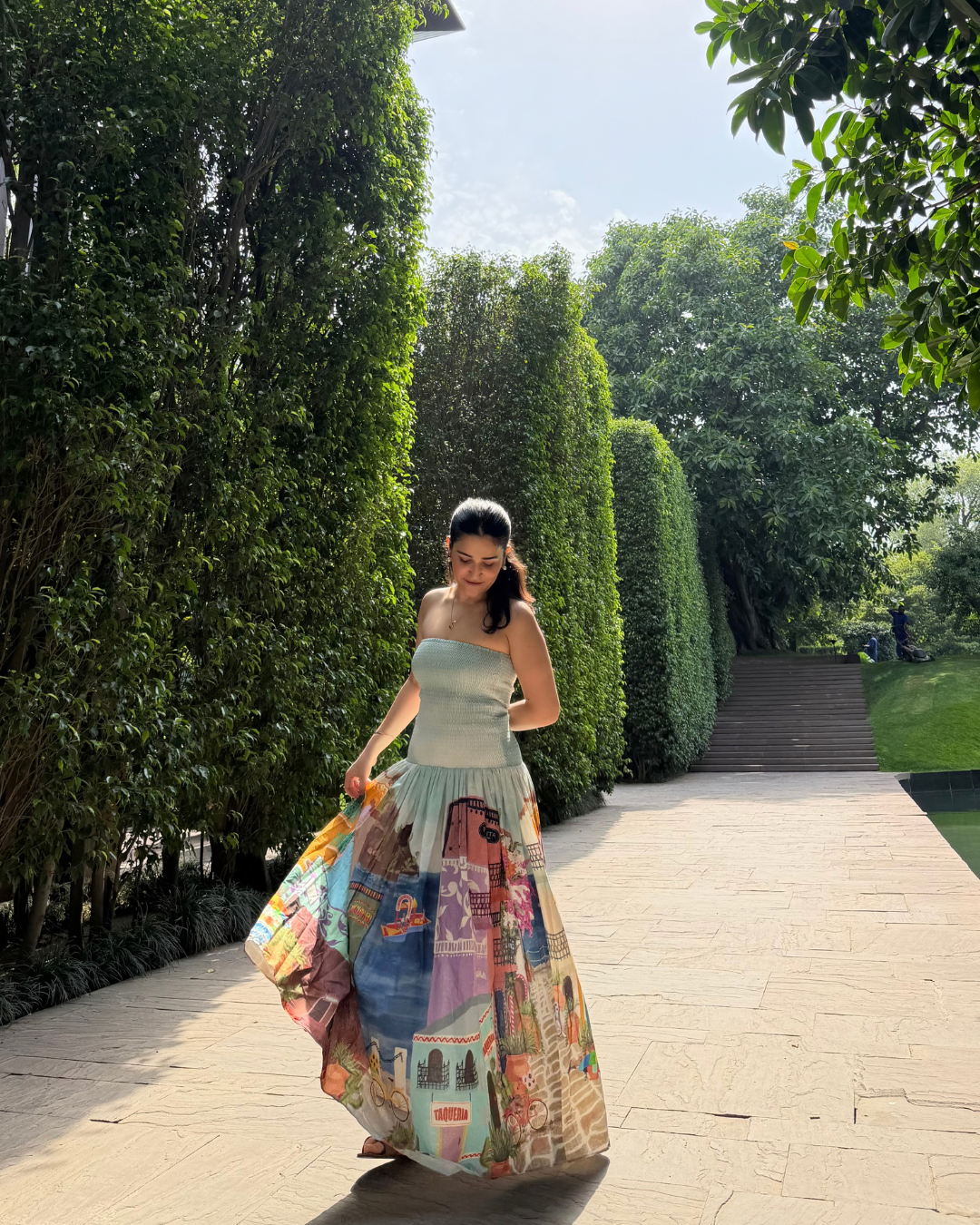 ISADORA DRESS IN CASA PARADE PRINT