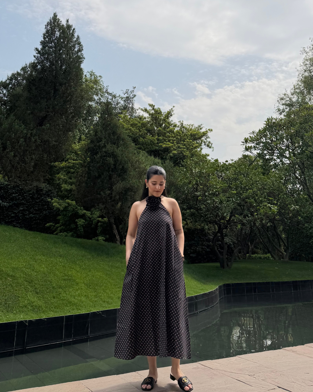 ALONDRA DRESS IN PERLA PRINT