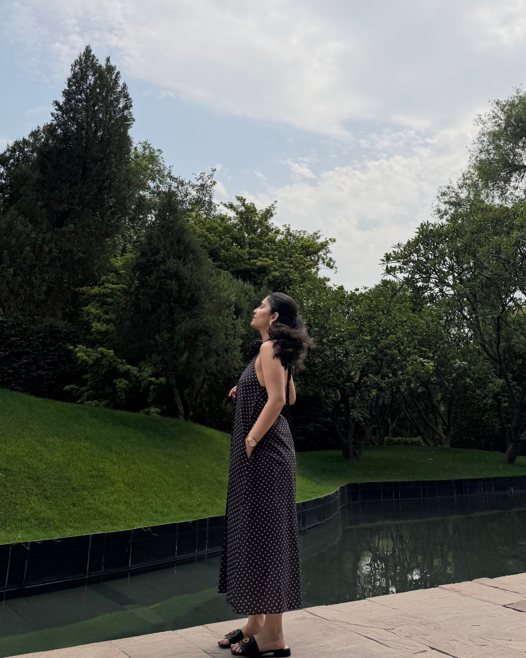 ALONDRA DRESS IN PERLA PRINT
