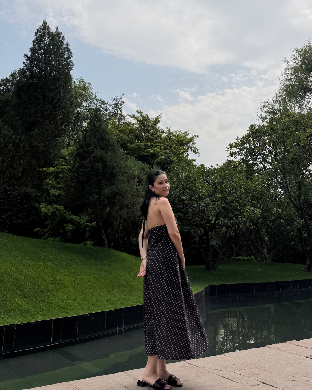 ALONDRA DRESS IN PERLA PRINT
