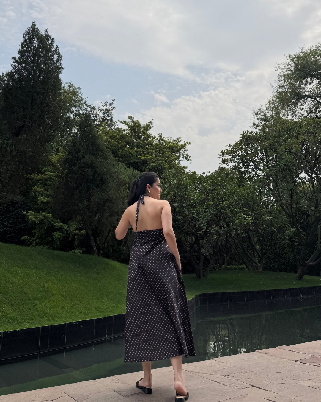 ALONDRA DRESS IN PERLA PRINT