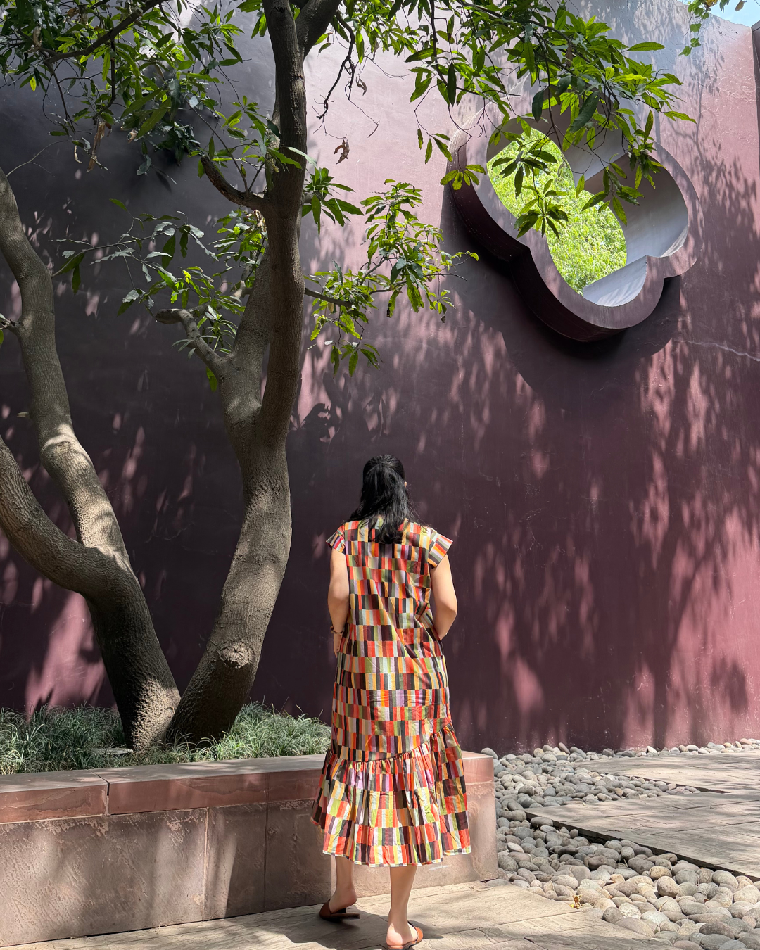 RAYA DRESS IN CAMINO PRINT