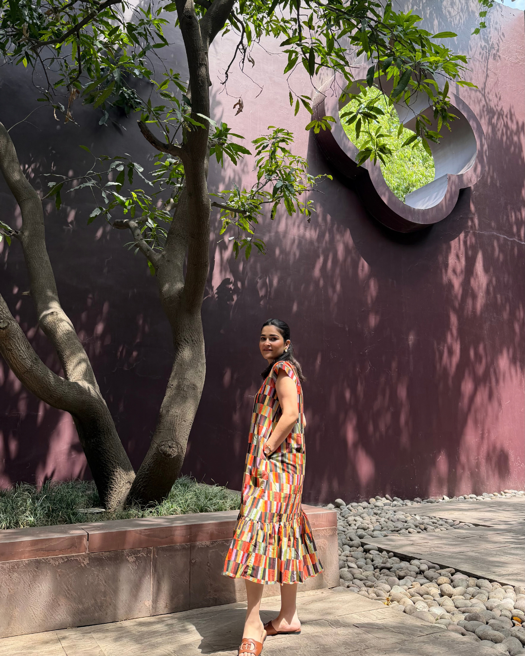 RAYA DRESS IN CAMINO PRINT