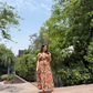 BONITA DRESS IN CAMINO PRINT
