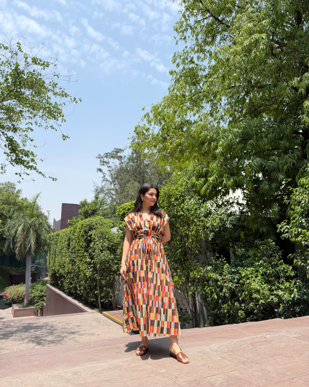BONITA DRESS IN CAMINO PRINT