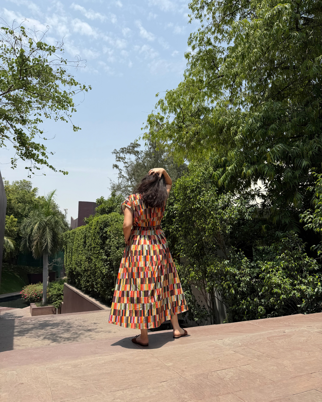 BONITA DRESS IN CAMINO PRINT