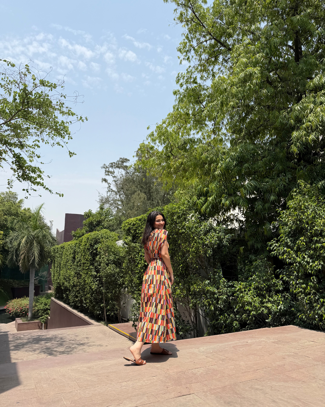 BONITA DRESS IN CAMINO PRINT