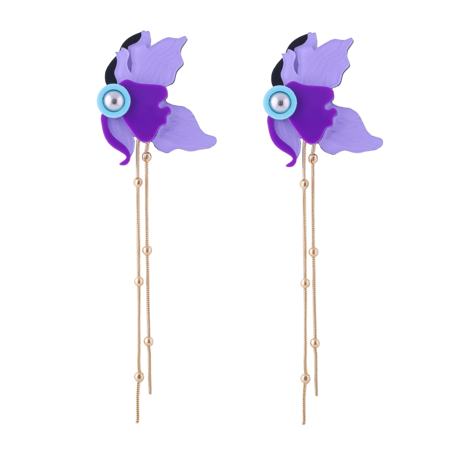 THE PURPLE ORCHID EARRINGS