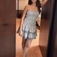 Mira Kapoor in Apricot Mini Dress