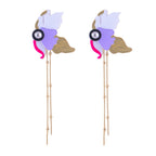 THE WHITE ORCHID EARRINGS