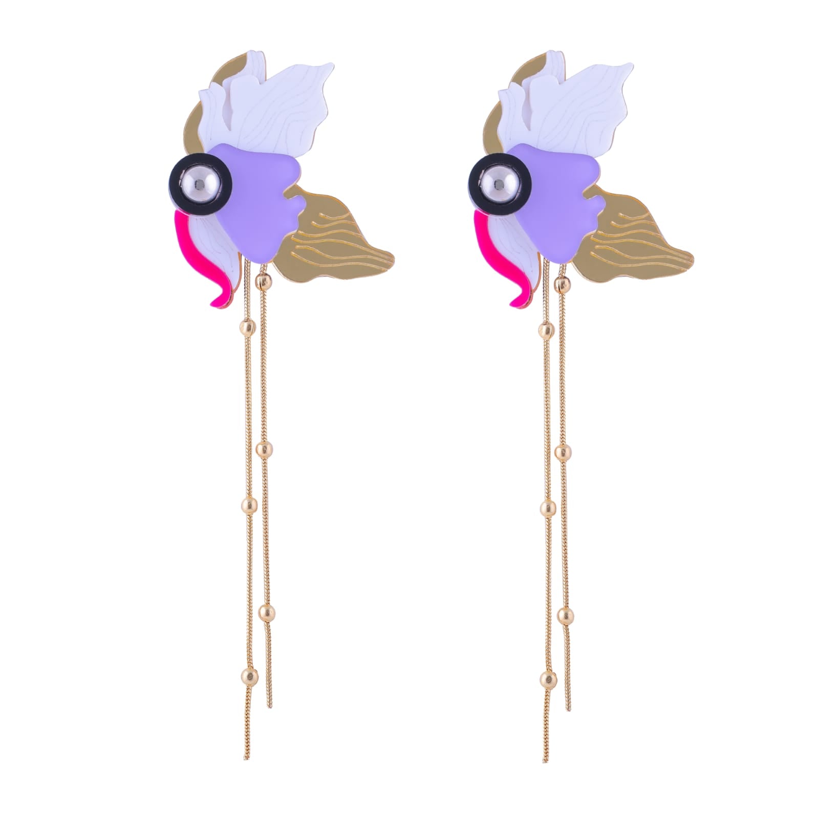 THE WHITE ORCHID EARRINGS