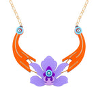 THE PURPLE ORCHID NECKLACE