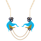 THE BLUE PEONY NECKLACE