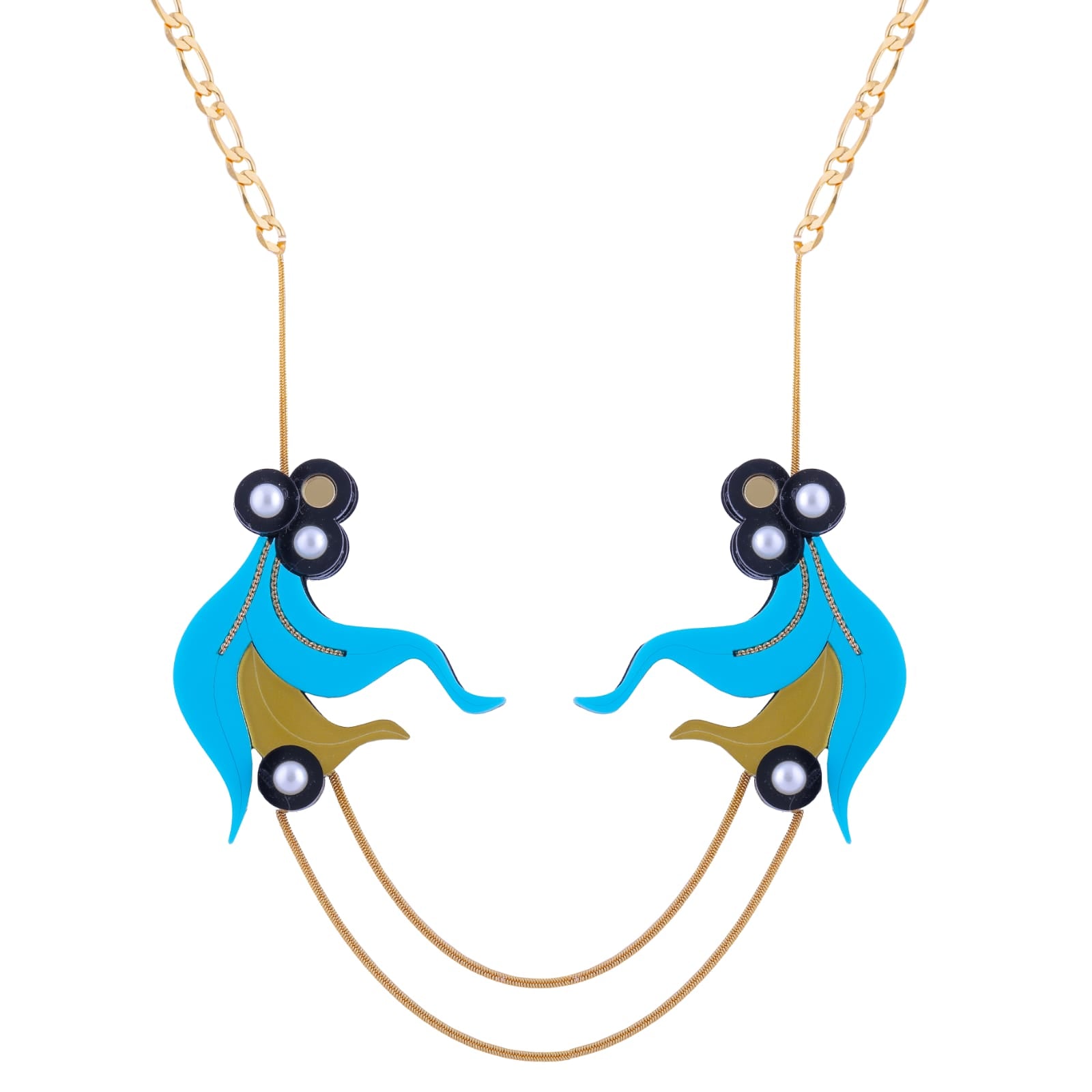 THE BLUE PEONY NECKLACE