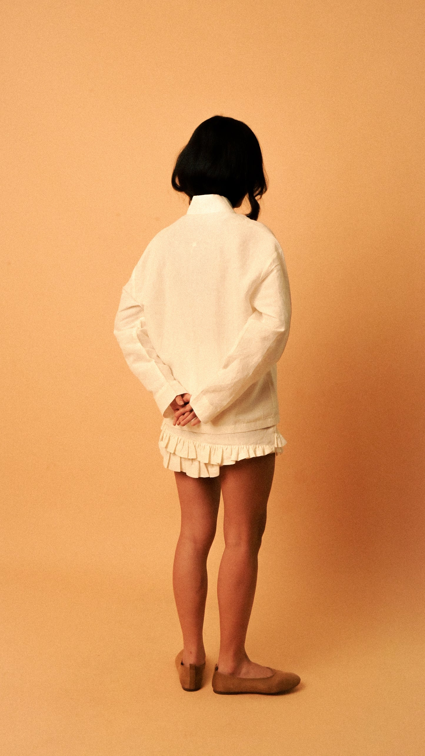 Cigar Blouse in 'Handloom Cotton Linen'