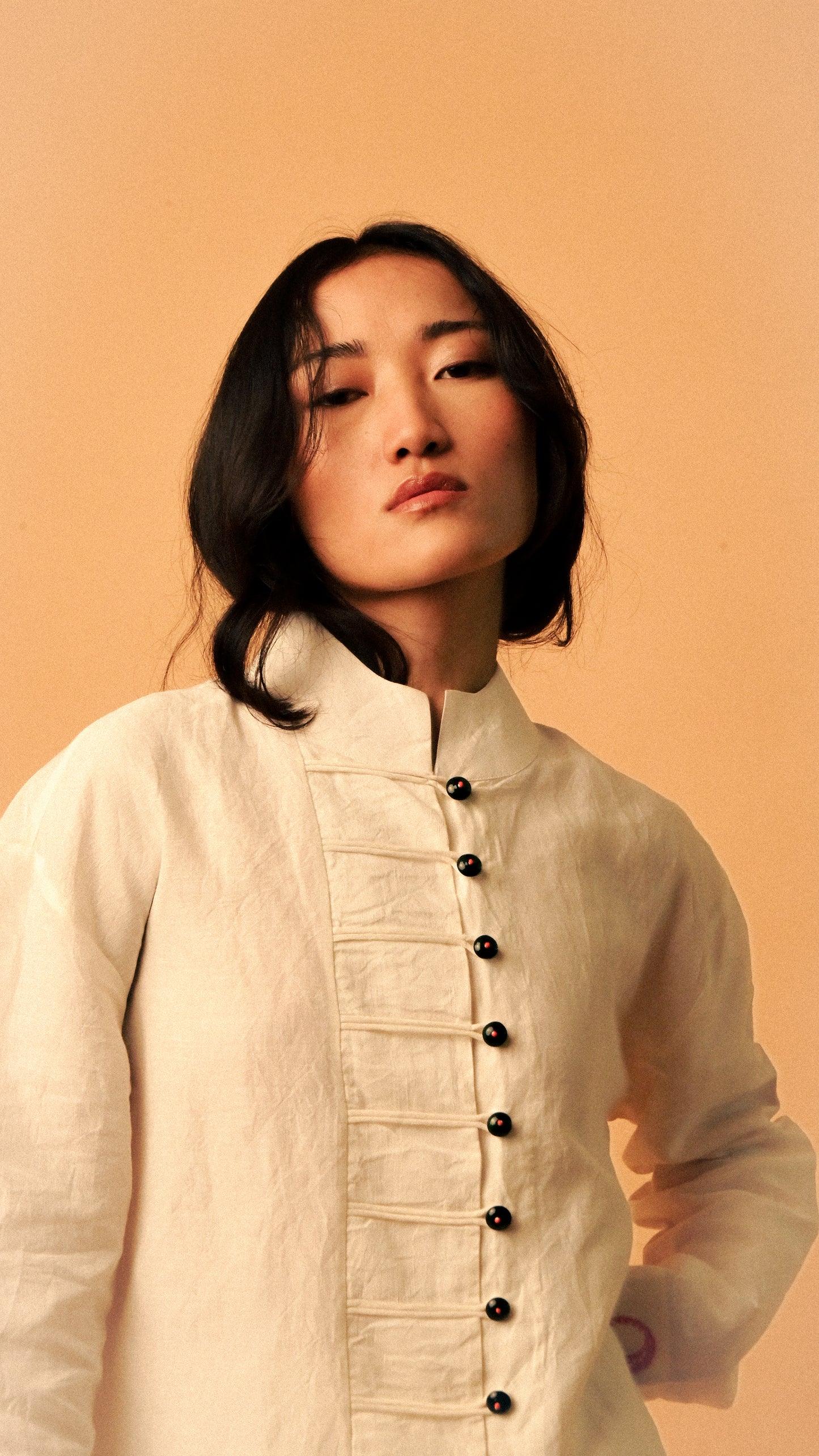 Cigar Blouse & Ancient Spiral Skirt Set