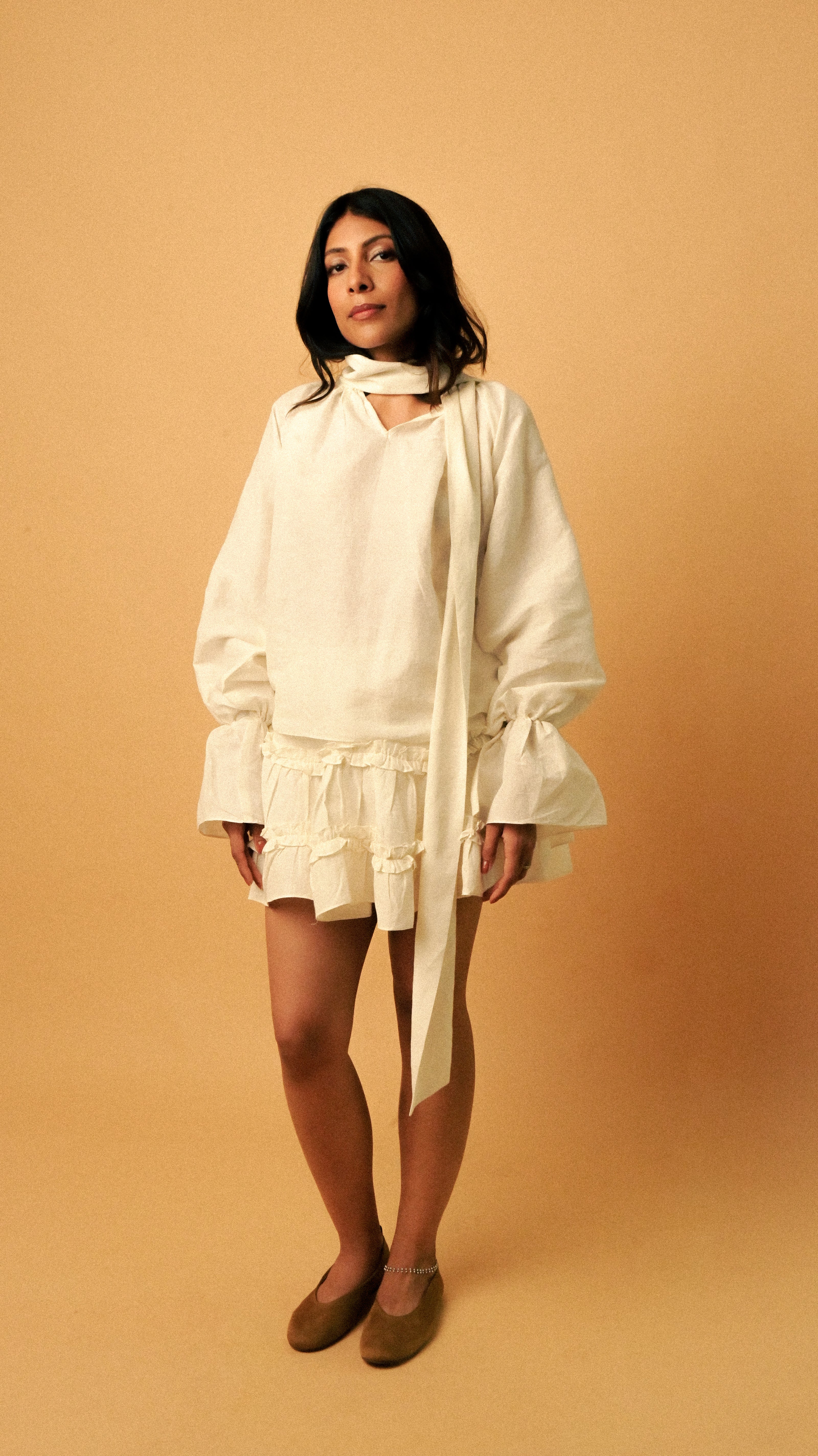 Cirque Blouse in 'Handloom Pure Linen'