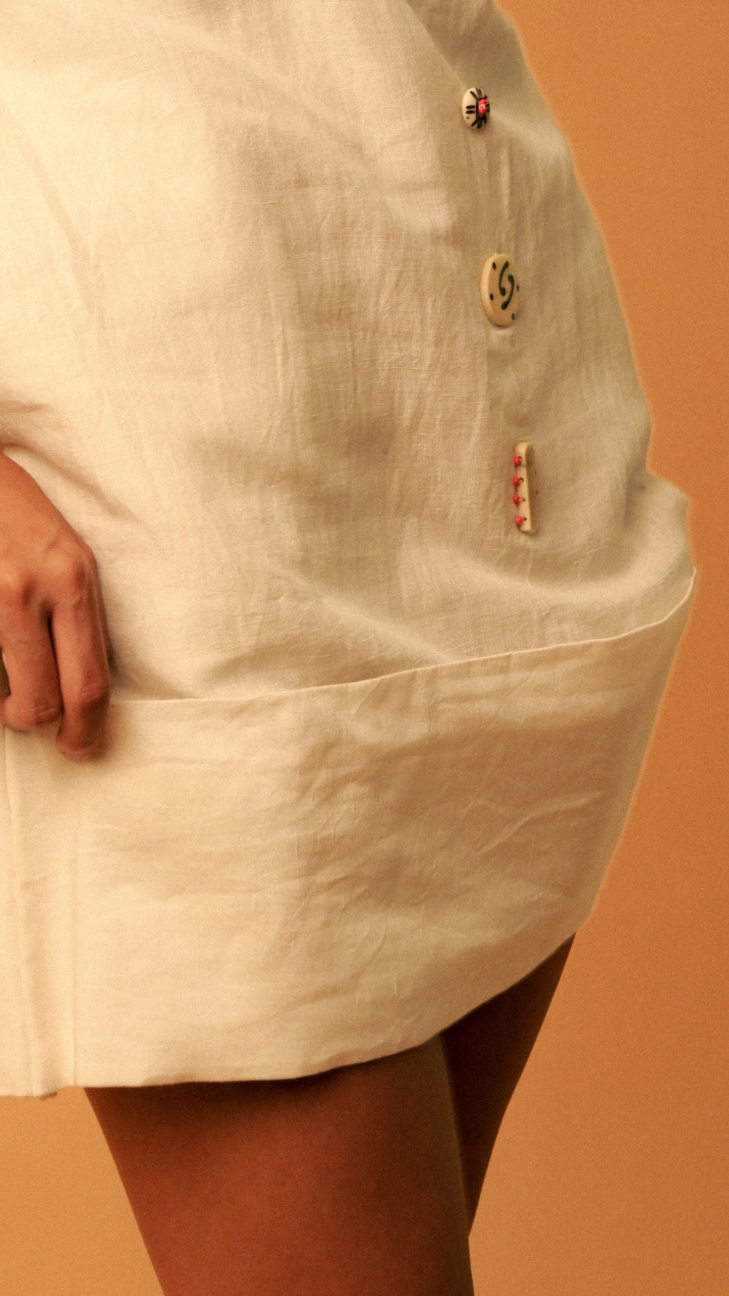 Fortune Dress in 'Handloom Cotton Linen'
