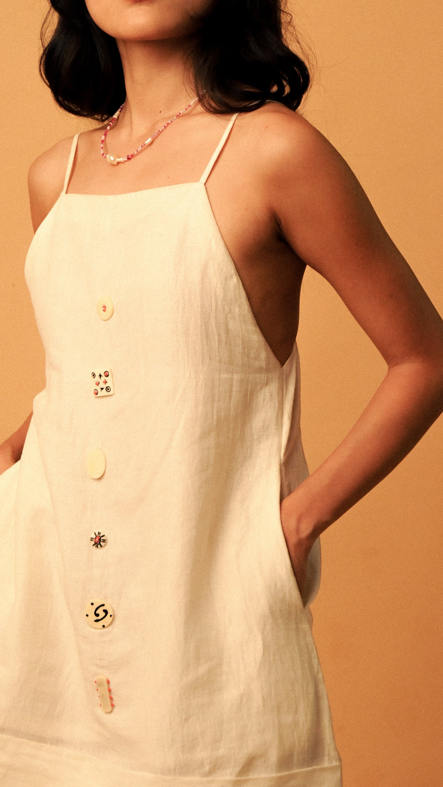 Fortune Dress in 'Handloom Cotton Linen'
