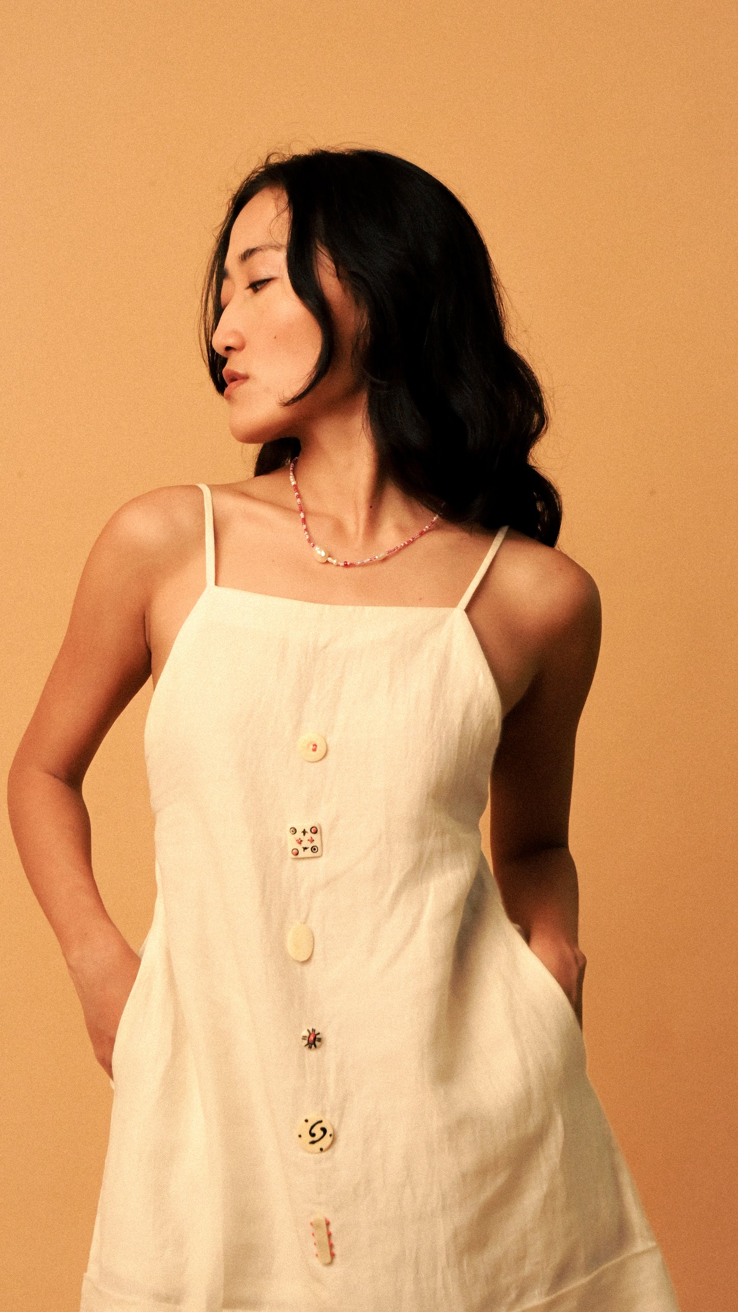 Fortune Dress in 'Handloom Cotton Linen'