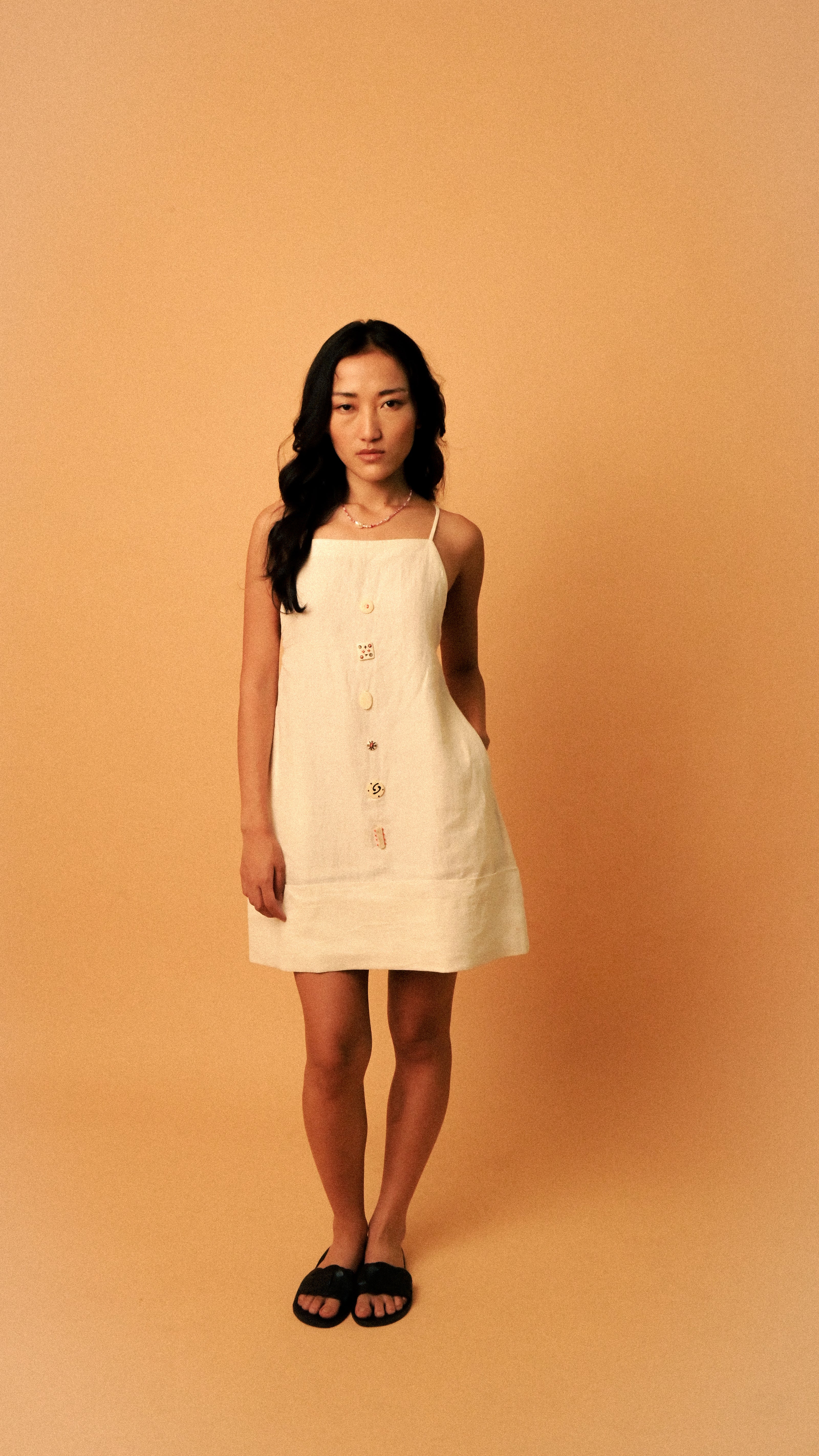 Fortune Dress in 'Handloom Cotton Linen'