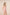 Woman wearing a pink striped outfit on a beige background Calling June