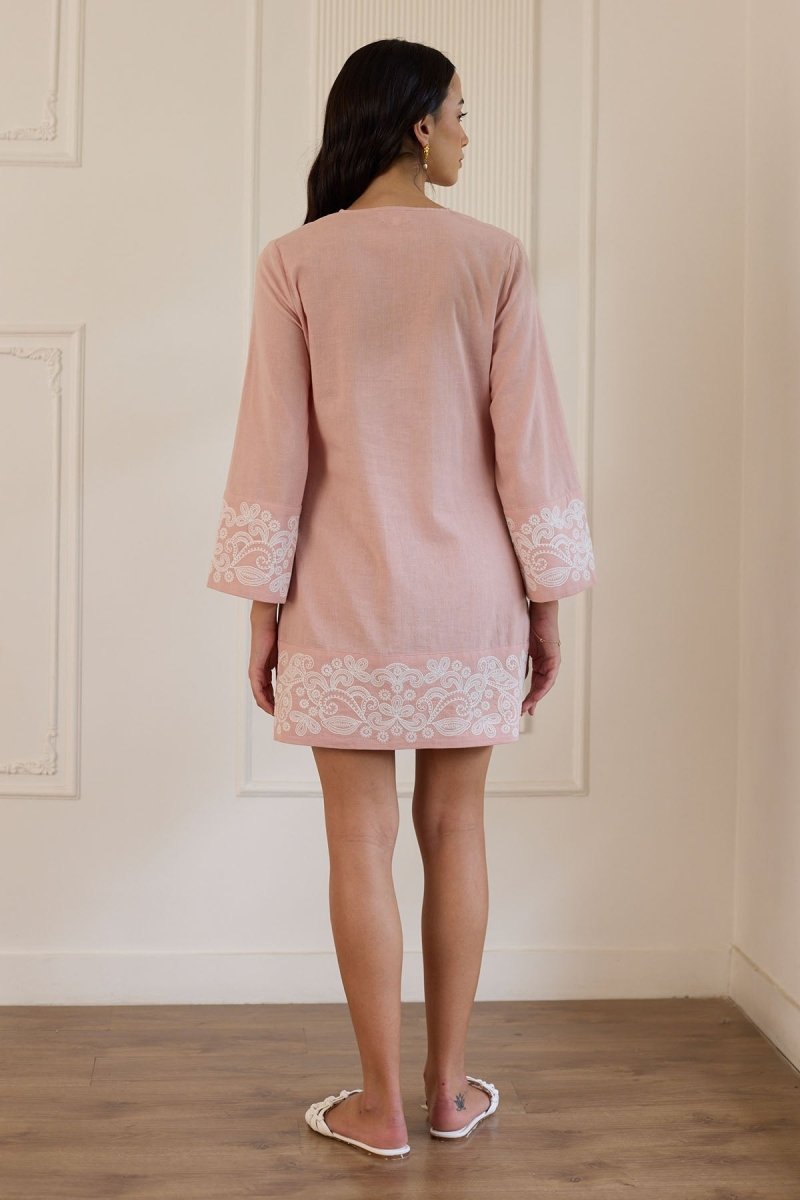 Berry Pink Kaftan Dress - Calling June India