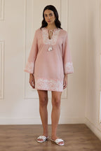 Berry Pink Kaftan Dress - Calling June India