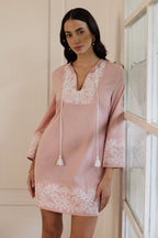 Berry Pink Kaftan Dress - Calling June India