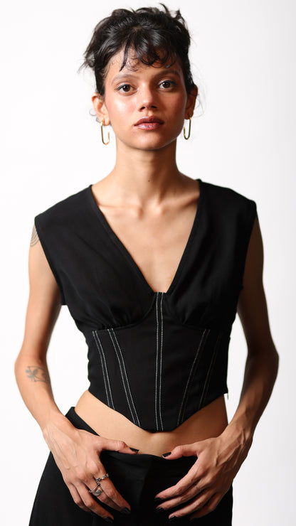 Black Affair Corset Top