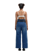 BLEACHED JEANS - BLUE