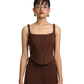Knotty Corset - Brown