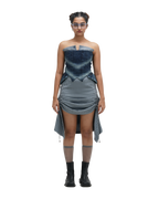 CORSPLIT CORSET - BLUE