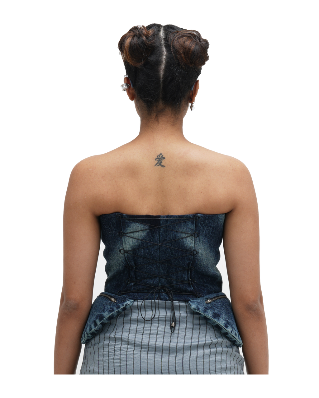 CORSPLIT CORSET - BLUE