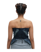 CORSPLIT CORSET - BLUE