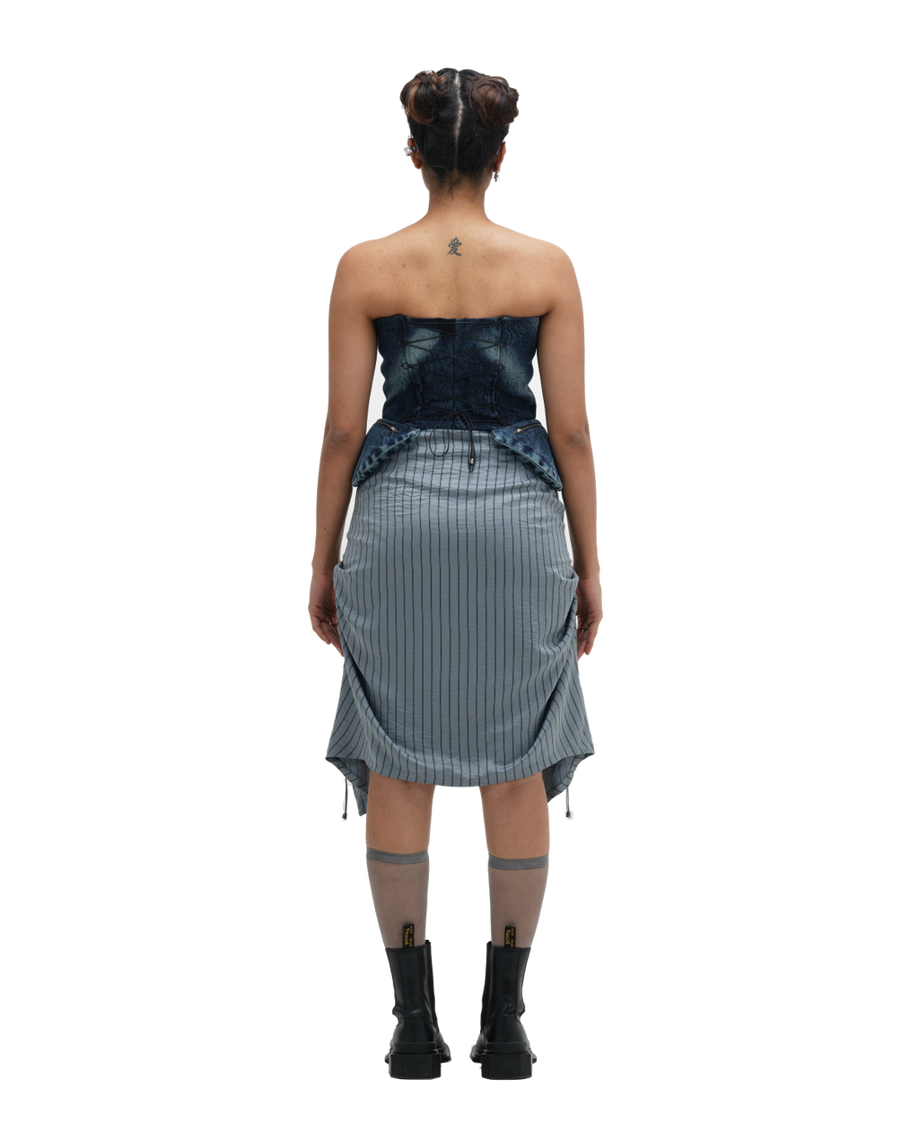 CORSPLIT CORSET - BLUE