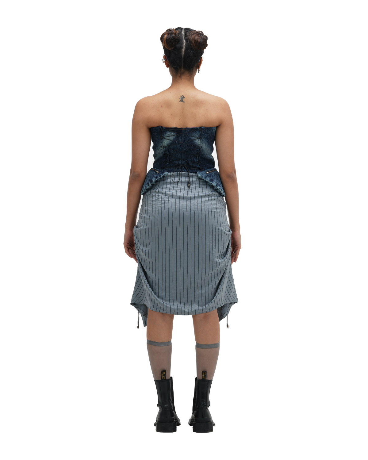 CORSPLIT CORSET - BLUE