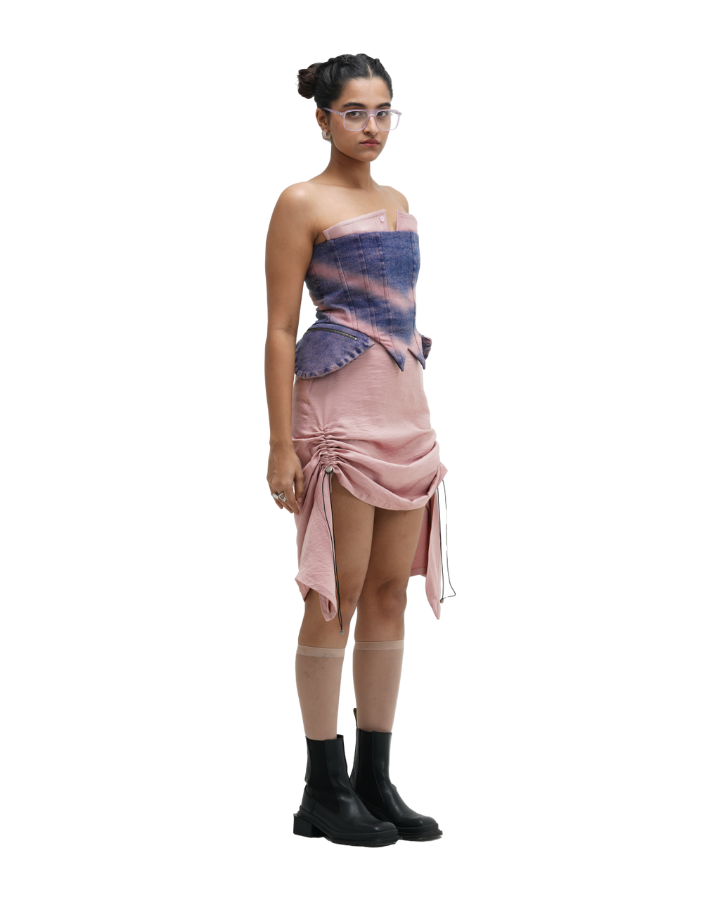 CORSPLIT CORSET - PINK