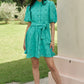 Dahlia Teal Dress - Calling June India