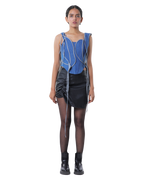 Fl-Whip Corset - Dark Blue