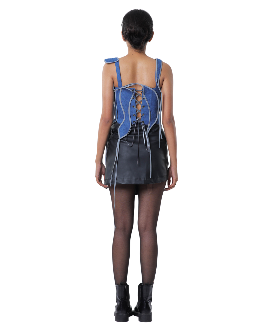 Fl-Whip Corset - Dark Blue