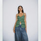 Ikat Green Top