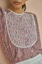 Ivy Red Blouse - Calling June India