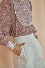 Ivy Red Blouse - Calling June India