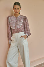 Ivy Red Blouse - Calling June India