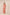 Woman wearing a coral pajama set with lace details on a beige background Calling June