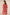 Woman wearing a red dress with white embroidery on a beige background Calling June