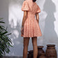 Marah Schiffli Peach Mini Dress - Calling June India