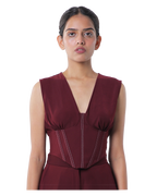 Affair Corset - Merlot