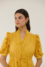 Mochi Dress Yellow - Calling June India